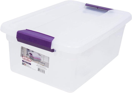 Sterilite 17531712 15-Quart Clearview Latch Box 2-Pack